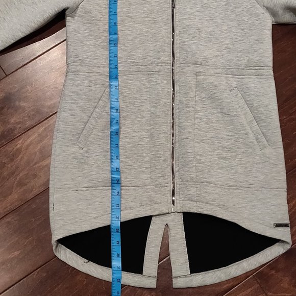 Betsey Johnson Performance Gray Anorak Scuba Jacket - Picture 6 of 7